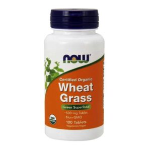 Now Foods, Grama do Trigo 500 mg - 100 Comprimidos