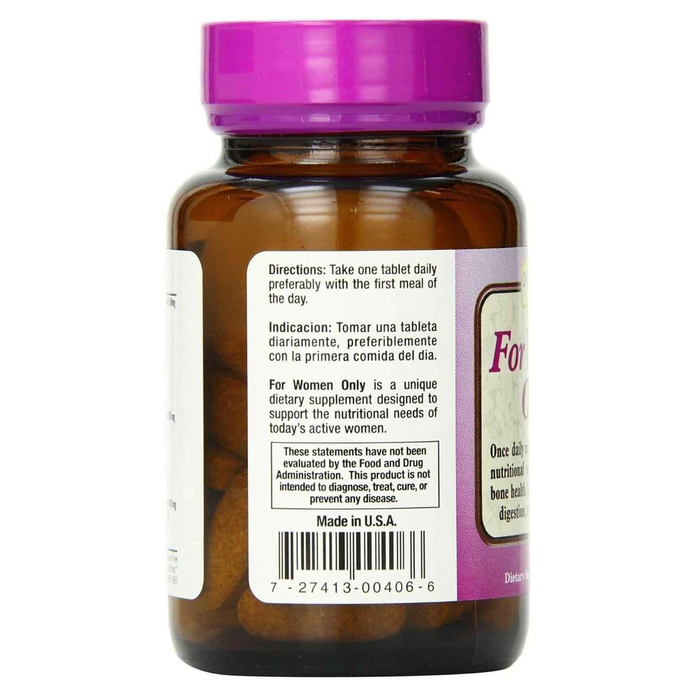 Only Natural, Só Para Mulheres - 30 Comprimidos - Imagem 3