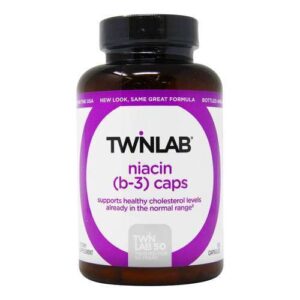 Twinlab, Niacina (B-3) 1000 mg - 100 cápsulas
