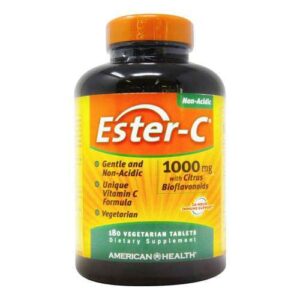 American Health, Ester C 1000 mg com Bioflavonóides Cítricos - 180 Tabletes Vegetarianos