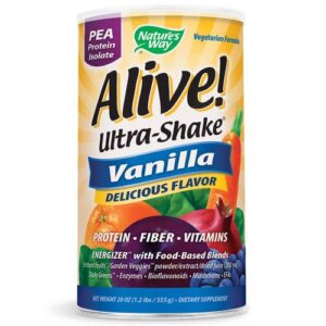 Comprar nature's way, alive! Ultra-shake® - 555 g preço no brasil proteína proteína de ervilha suplementos de musculação suplemento importado loja 13 online promoção -