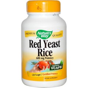 Nature's Way, Levedura de Arroz Vermelho - 120 Cápsulas Vegetarianas