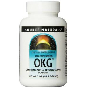 Source Naturals, OKG™ Ornitina Ketoglutarato em Pó - 56.7 g (2 oz)