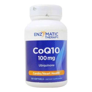 Enzymatic Therapy, CoQ10 100 mg - 120 Cápsulas em gel