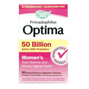 Nature's Way, Primadophilus® Optima - Para mulheres - 30 Cápsulas Vegetarianas