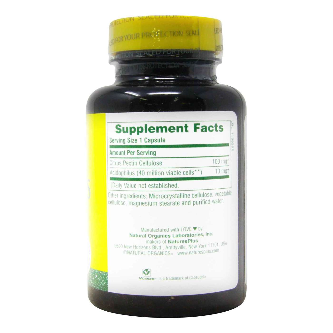 Nature's Plus Acidophilus 90 Cápsulas Vegetarianas - Imagem 2