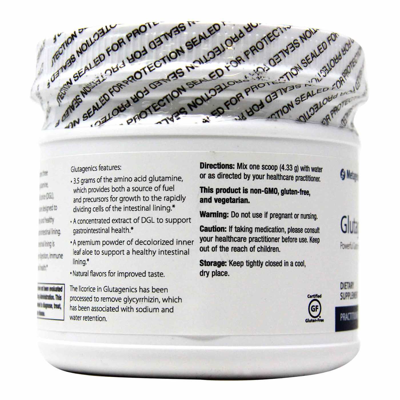 Metagenics Glutagenics - 9.27 oz - 259,8g - Imagem 4