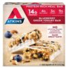 Comprar atkins, advantage barra de proteína, blueberry iogurte grego - 5 unidades preço no brasil barras barras de substituição de refeições suplementos de musculação suplemento importado loja 1 online promoção -