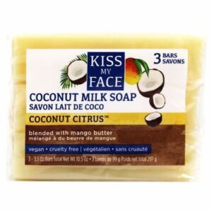Comprar kiss my face sabonete de leite de coco - coco citrus - 3 - 3. 5 oz barras preço no brasil banho banho & beleza sabonetes suplemento importado loja 79 online promoção -