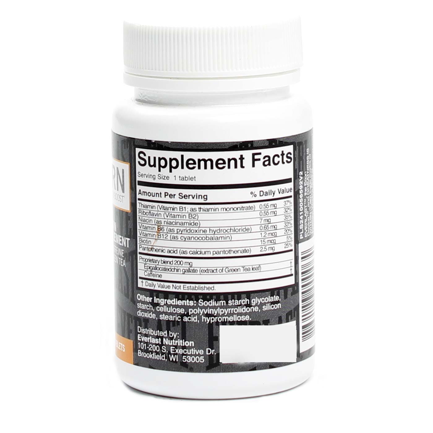 Everlast Nutrition Burn - 56 Tabletes - Imagem 2