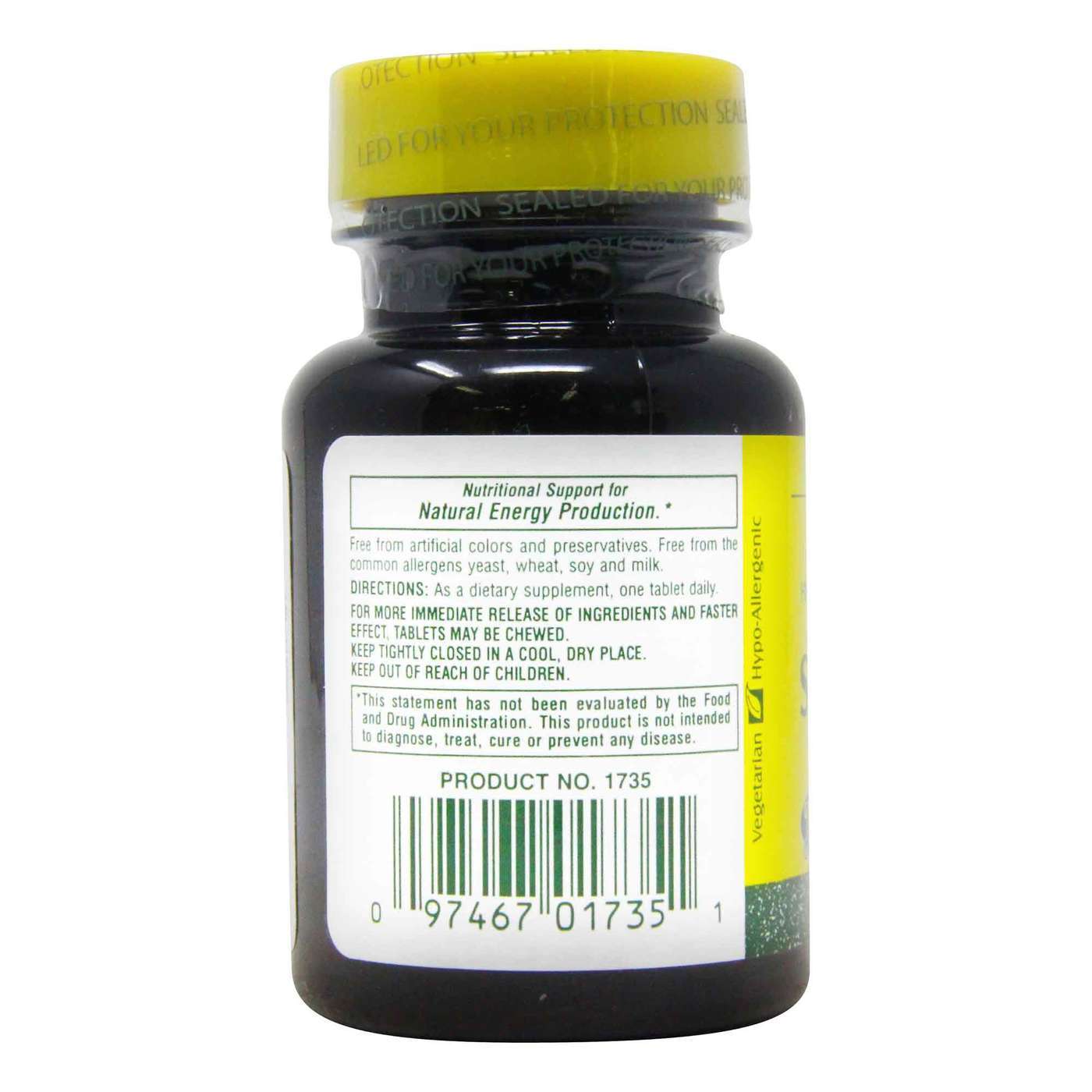 Nature's Plus, Shot-O-B12® 5000 mcg - Libertação Prolongada - 30 Comprimidos - Imagem 3