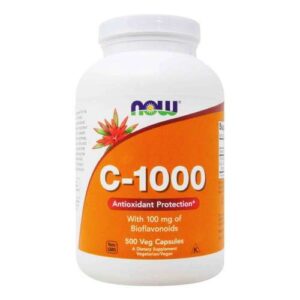 C-1000 Com 100 mg de Bioflavonóides Now Foods 500 Cápsulas