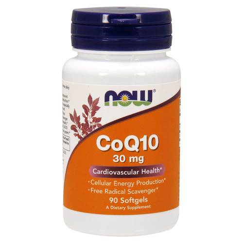 CoQ10 30 mg Now Foods 90 Cápsulas em Gel
