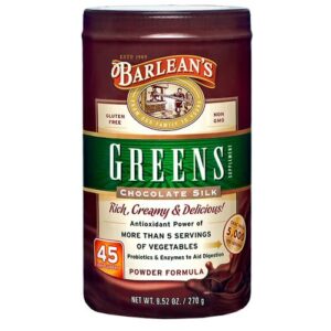 Comprar barlean's, greens suplement fórmula em pó orgânica, chocolate silk - 270 g preço no brasil alimentos verdes combinação de alimentos verdes suplementos suplemento importado loja 87 online promoção -