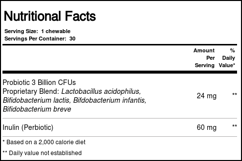 Trace Minerals Research Children's Chewable Probiotic - 30 Chewables - Imagem 3