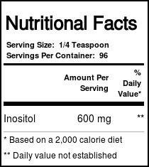 Healthy Origins, Inositol em Pó - 113 g (4 oz) - Imagem 4