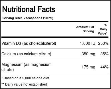 Douglas Labs Liquid Cal/Mag/D - 450 ml (15 fl oz) - Imagem 2