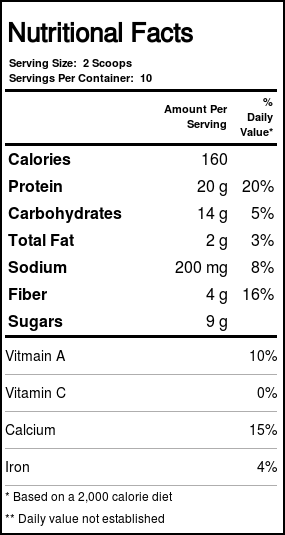 Nature's Way Orgânico Alive Plant Proteína Smoothie, Manga tropical - 10 Servings - Imagem 3