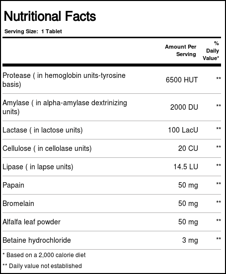 Futurebiotics, Complexo de enzimas vegetarianas - 90 Comprimidos - Imagem 4