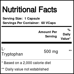 Natural Balance L-Triptofano 60 Cápsulas Vegetarianas - Imagem 5