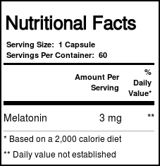 Food Science of Vermont, Melatonina-3 - 60 Cápsulas - Imagem 4