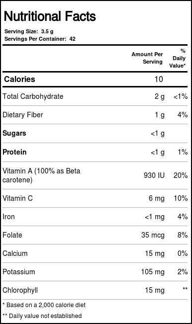 NovaForme Wheat Grass Powder - 5.29 oz - Imagem 3