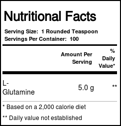 GAT L-Glutamina, Sem sabor - 17.6 oz - Imagem 4
