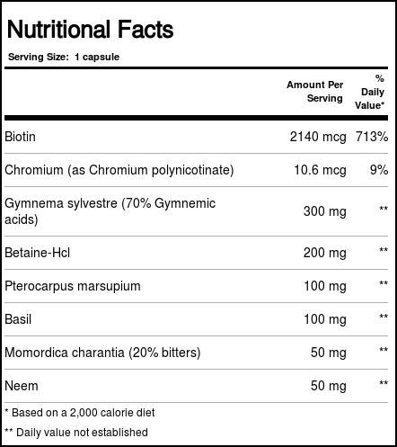 Ayush Herbs, Bio Gymnema™ - 90 Cápsulas - Imagem 2