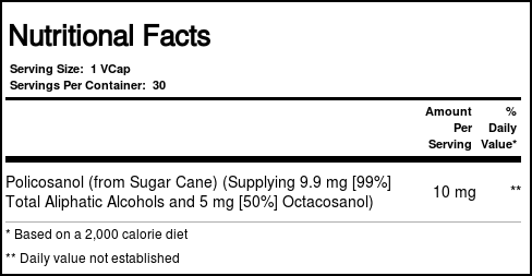Thompson Policosanol 10 mg 30 Cápsulas Vegetarianas - Imagem 4