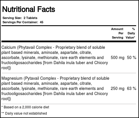Nature's Plus, Dyno-Mins® Cálcio e Magnésio - 90 Tabletes - Imagem 4