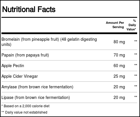 Nature's Plus, Nutri-Zyme Ajuda Digestiva - 90 tablets - Imagem 3