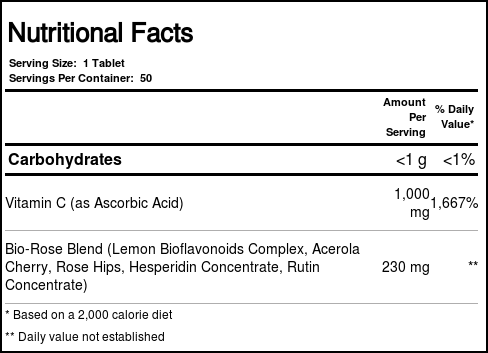 Nature's Life C-Complexo 1000 mg 50 Tabletes - Imagem 4