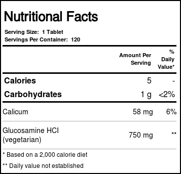 Source Naturals, Glucosamina Vegetariana - 120 Comprimidos - Imagem 2