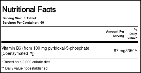 Source Naturals, B6 Coenzymated (P5P) - 60 cápsulas - Imagem 4