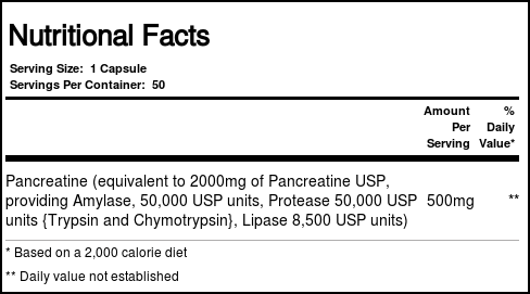 Twinlab, Pancreatina - 50 Cápsulas - Imagem 4