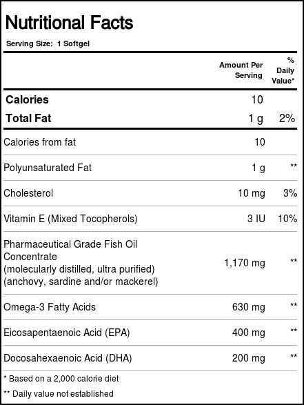 Natural Factors, Óleo de Peixe Fatores Ômega-3 - 60 Cápsulas em Gel - Imagem 4