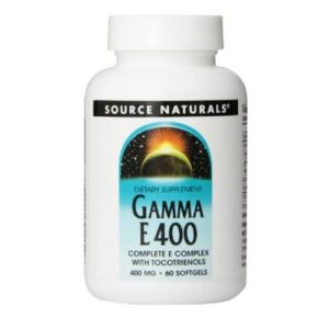 Source Naturals, Complexo Gamma E 400 - 60 Cápsulas em Gel
