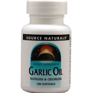 Source Naturals, Óleo de Alho - 100 Cápsulas em Gel