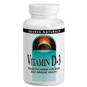Source Naturals, Vitamina D-3 5,000 IU - 100 Cápsulas em Gel