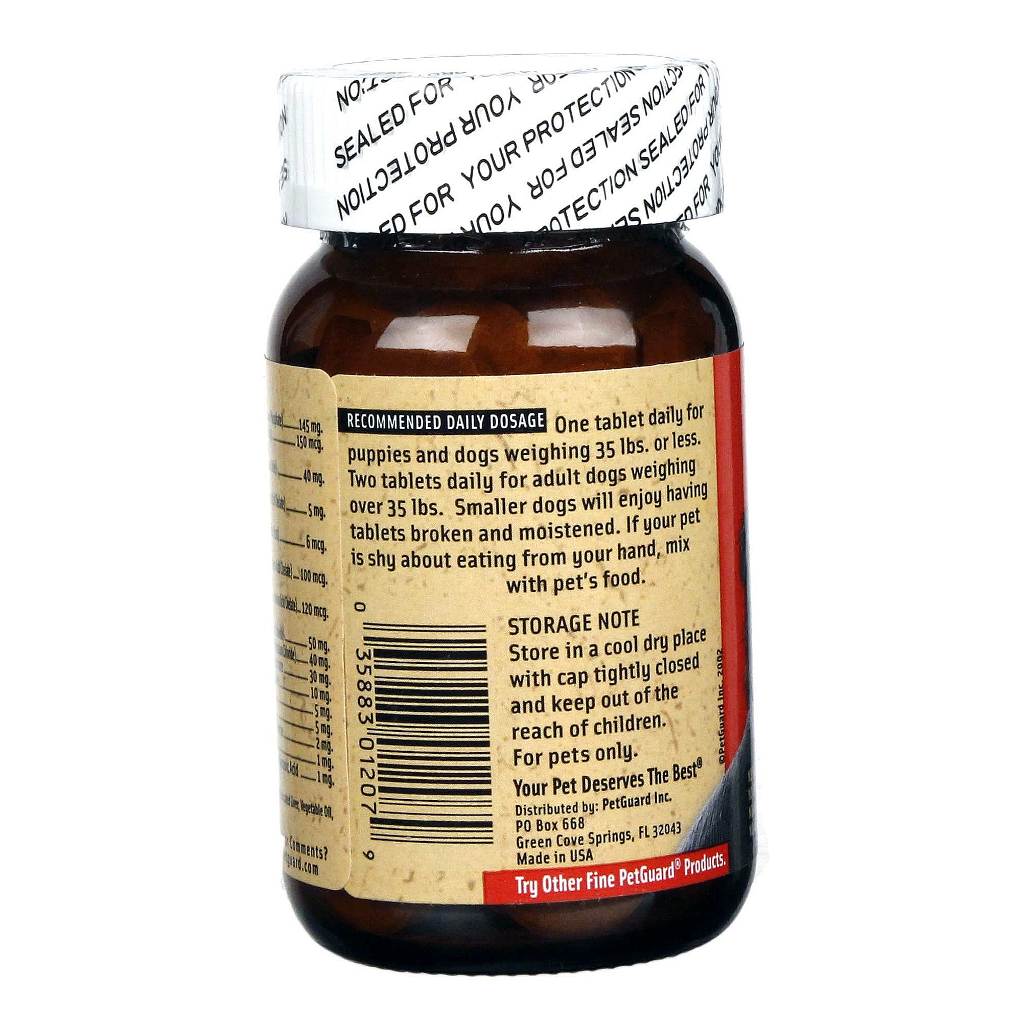 PetGuard, Multi-Vitaminas e Minerais para Cães - 50 Tabletes - Imagem 3