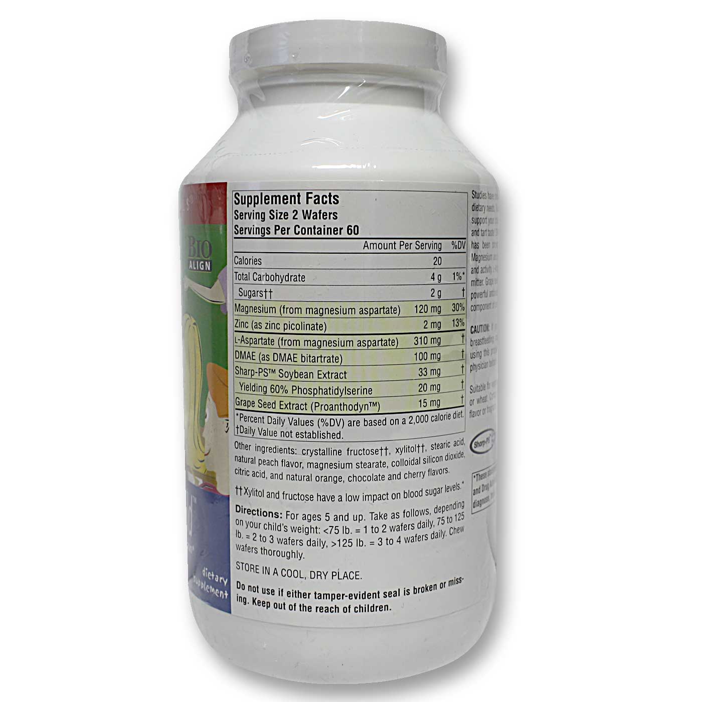 Source Naturals, Attentive child™ Concentração da Criança - 120 Pastilhas Mastigáveis - Imagem 2
