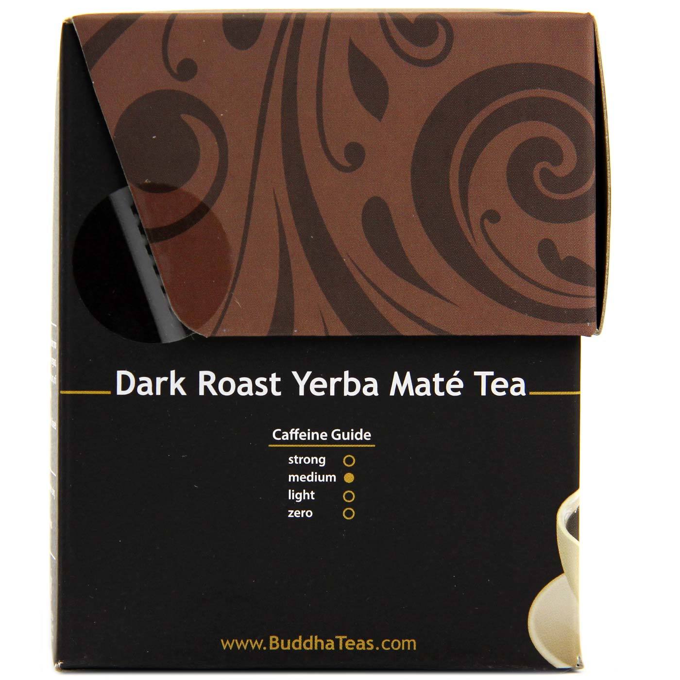 Buddha Teas, Chá de Erva-mate Dark Roast - 18 Saco de Chá - Imagem 4