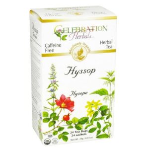 Comprar celebration herbals herbal tea, chá de hissopo orgânico - 24 saquinhos de chá preço no brasil bebidas casa e produtos alimentícios chá chá medicinal produtos alimentícios suplemento importado loja 45 online promoção -