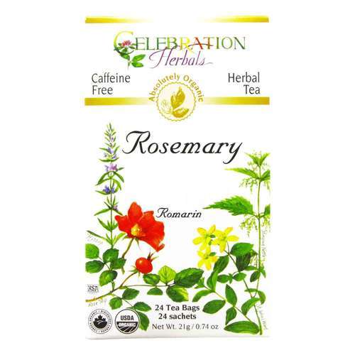 Celebration Herbals, Chá de Alecrim Orgânico - 24 Sacos