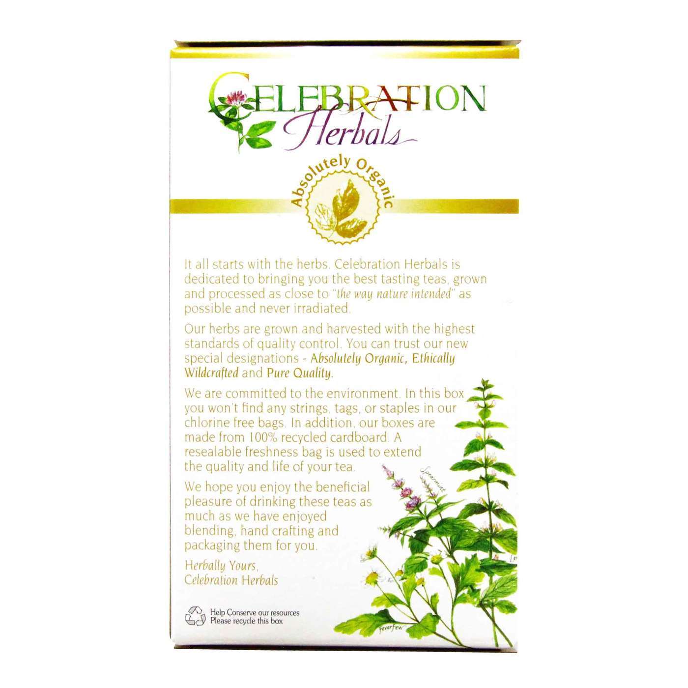 Celebration Herbals, Chá de Alecrim Orgânico - 24 Sacos - Imagem 4