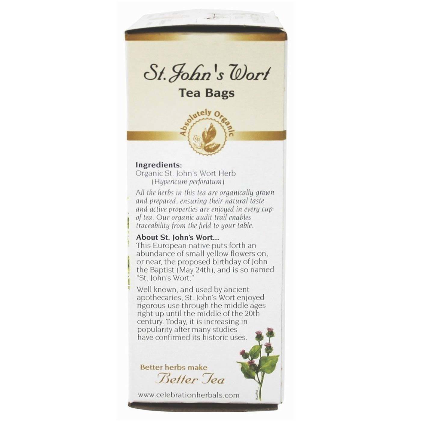 Celebration Herbals, Chá Orgânico de Erva de São João - 24 Sacos de chá - Imagem 3
