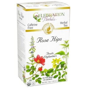 Comprar celebration herbals herbal tea, chá orgânico rosa mosqueta - 24 sacos preço no brasil bebidas casa e produtos alimentícios chá chá medicinal produtos alimentícios suplemento importado loja 59 online promoção -