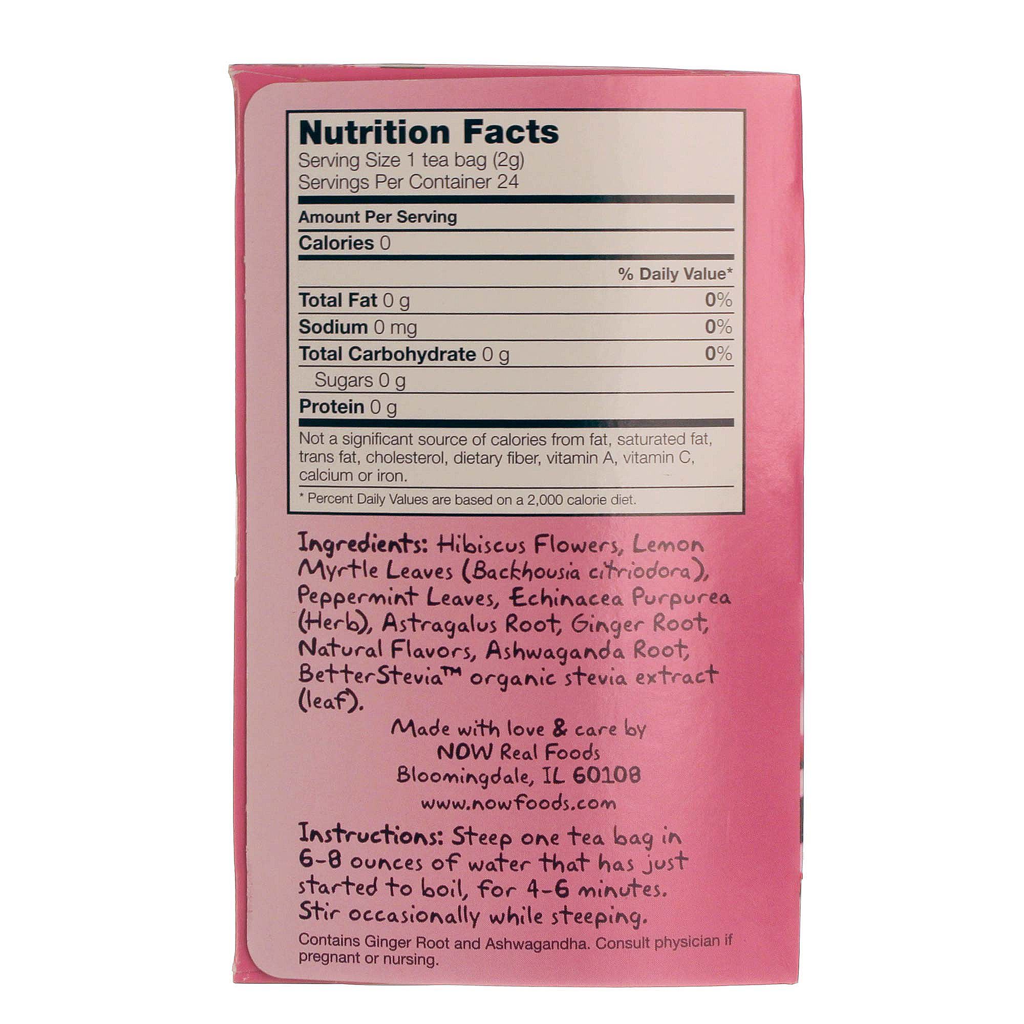 Now Foods, Chá Feelin 'Groovy Manté o Bem-Estar Naturalmente - 24 Saquinhos de Chá - Imagem 2