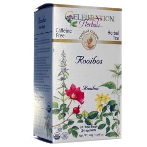Comprar celebration herbals, chá de rooibos vermelhos orgânico - 24 sacos preço no brasil alimentos chá chá de ervas chá de rooibos marcas a-z numi tea suplemento importado loja 33 online promoção -