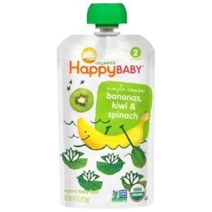 Comprar happy bebê orgânico bebê food stage 2 combos simples banana e kiwi 16-3,5 bolsas oz preço no brasil comida para bebê crianças e bebês suplemento importado loja 21 online promoção -